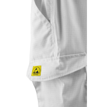 oopp, svetoopp, nohavice, biele, pracovné oblečenie, antistatické, Coverguard, Bojnice, Prievidza