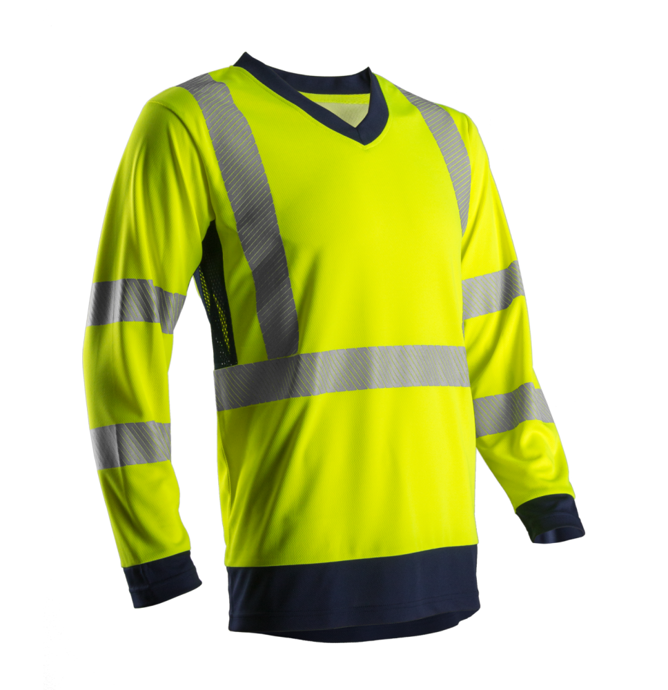 oopp, svetoopp, tričko, dlhý rukáv, pracovné, reflex, Hi-Vis, priedušné, Coverguard, Bojnice, Prievidza, UV ochrana