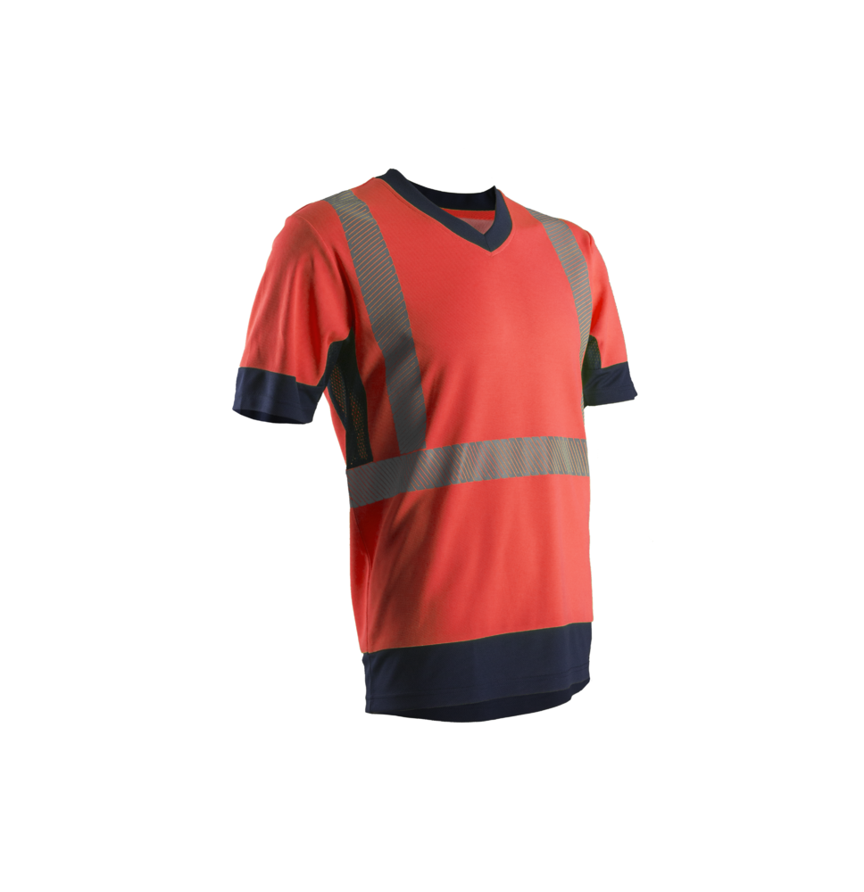 oopp, svetoopp, tričko, krátky rukáv, Hi-Vis červená, ochrana pred UV, pracovné oblečenie, leto, Coverguard, Bojnice, Prievidza