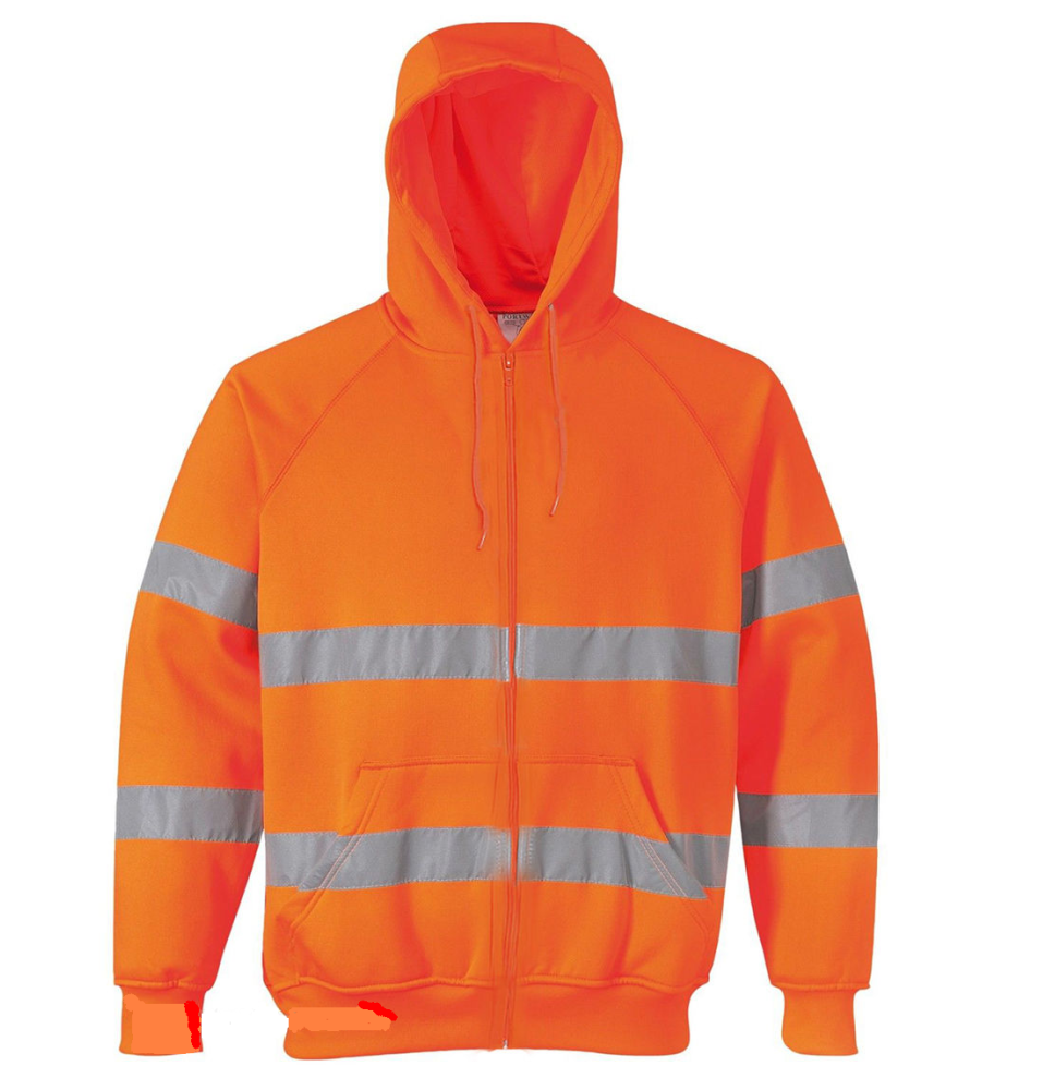 Mikina B305 Hi-Vis s kapucňou