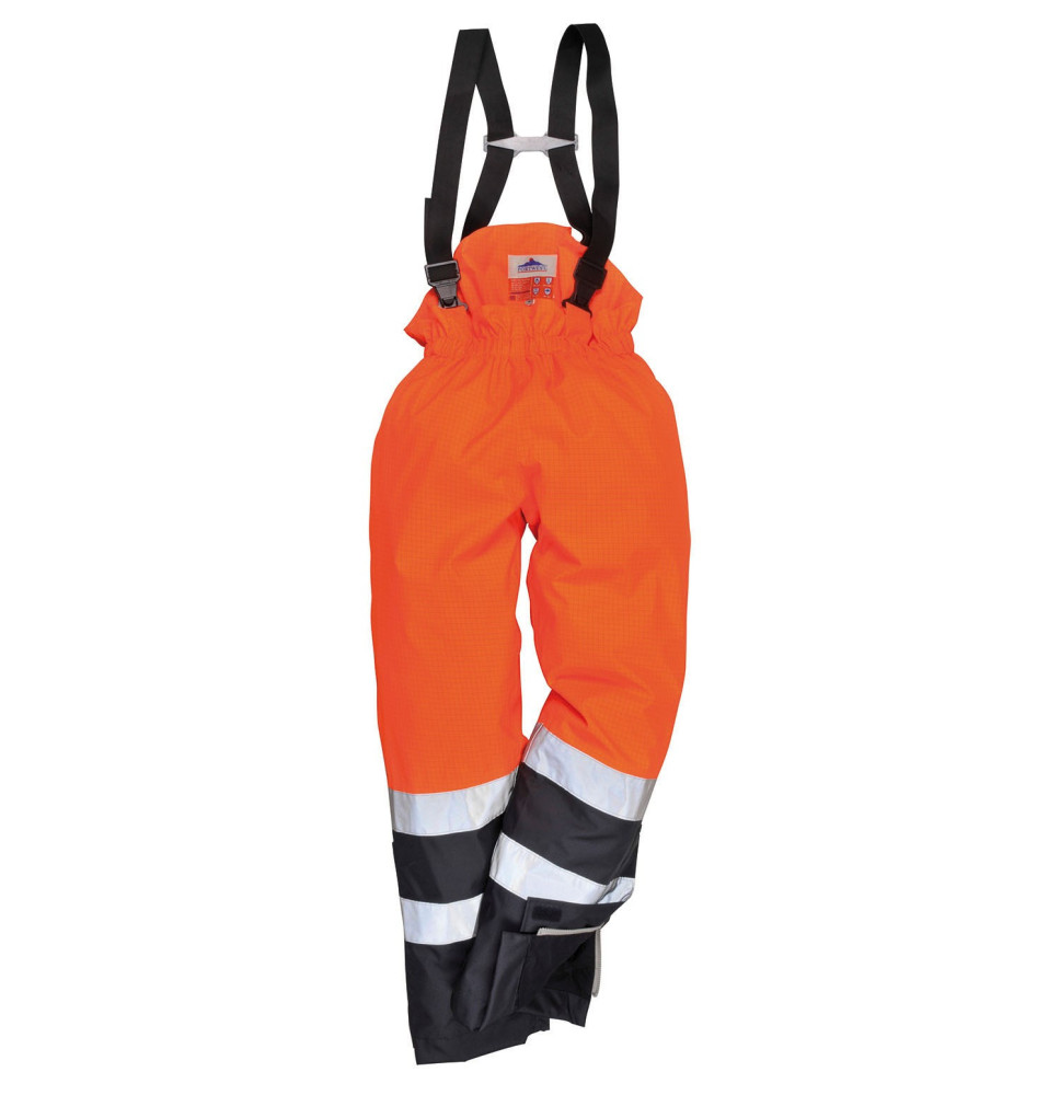 Nehorlavé nohavice na traky Bizflame Hi-Vis Multi-Protection S782