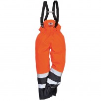 Nehorľavé nohavice na traky Bizflame Hi-Vis Multi-Protection S782