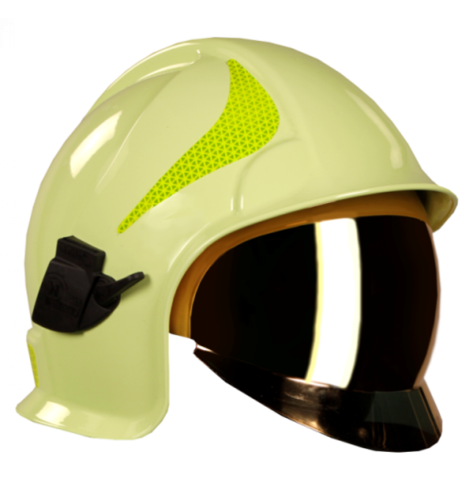 Hasičská prilba s chráničom tváre a nátyníkom Calisia VULKAN CV 102 M