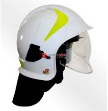 Hasičská prilba s chráničom tváre a nátyníkom Calisia VULKAN CV 102 T