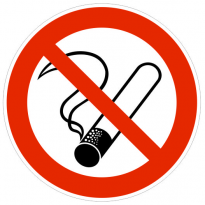Zákaz fajčiť! samolepka/plast