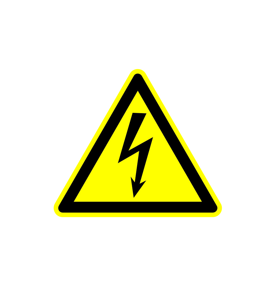 Pozor, elektrické zariadenie!  samolepka/plast