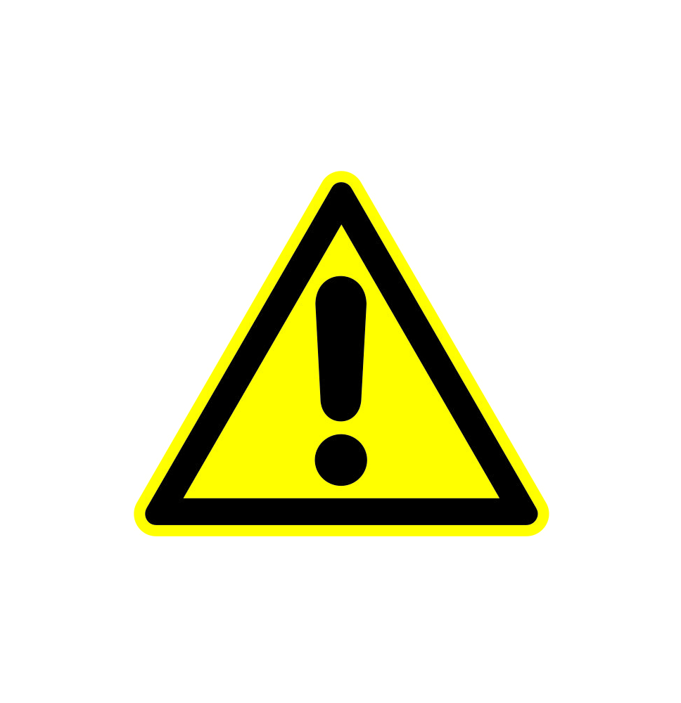 Pozor, nebezpečenstvo!  samolepka/plast