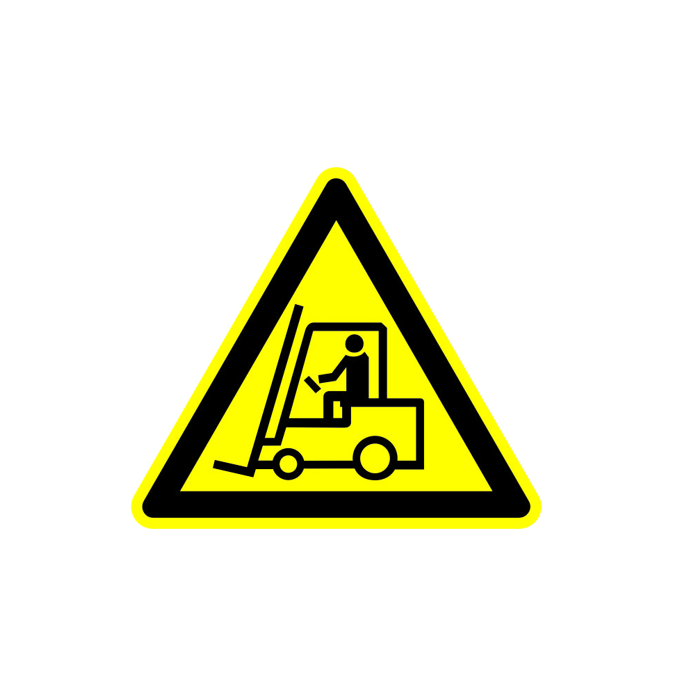 Pozor vozíky!  samolepka/plast