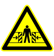 Pozor, klzký povrch!  samolepka/plast