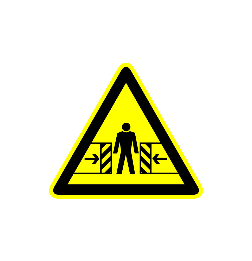 Pozor, klzký povrch!  samolepka/plast