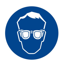 Pracuj s chráničmi sluchu! samolepka/plast