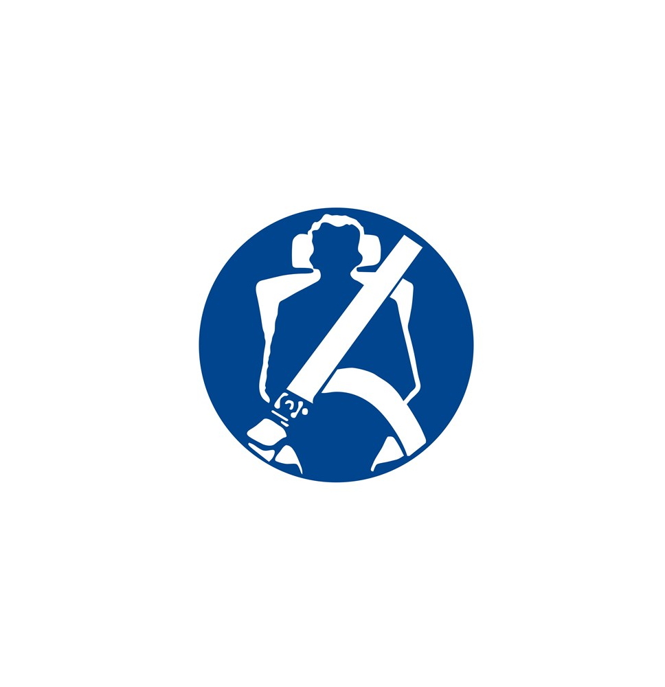 Použi pásy! samolepka/plast