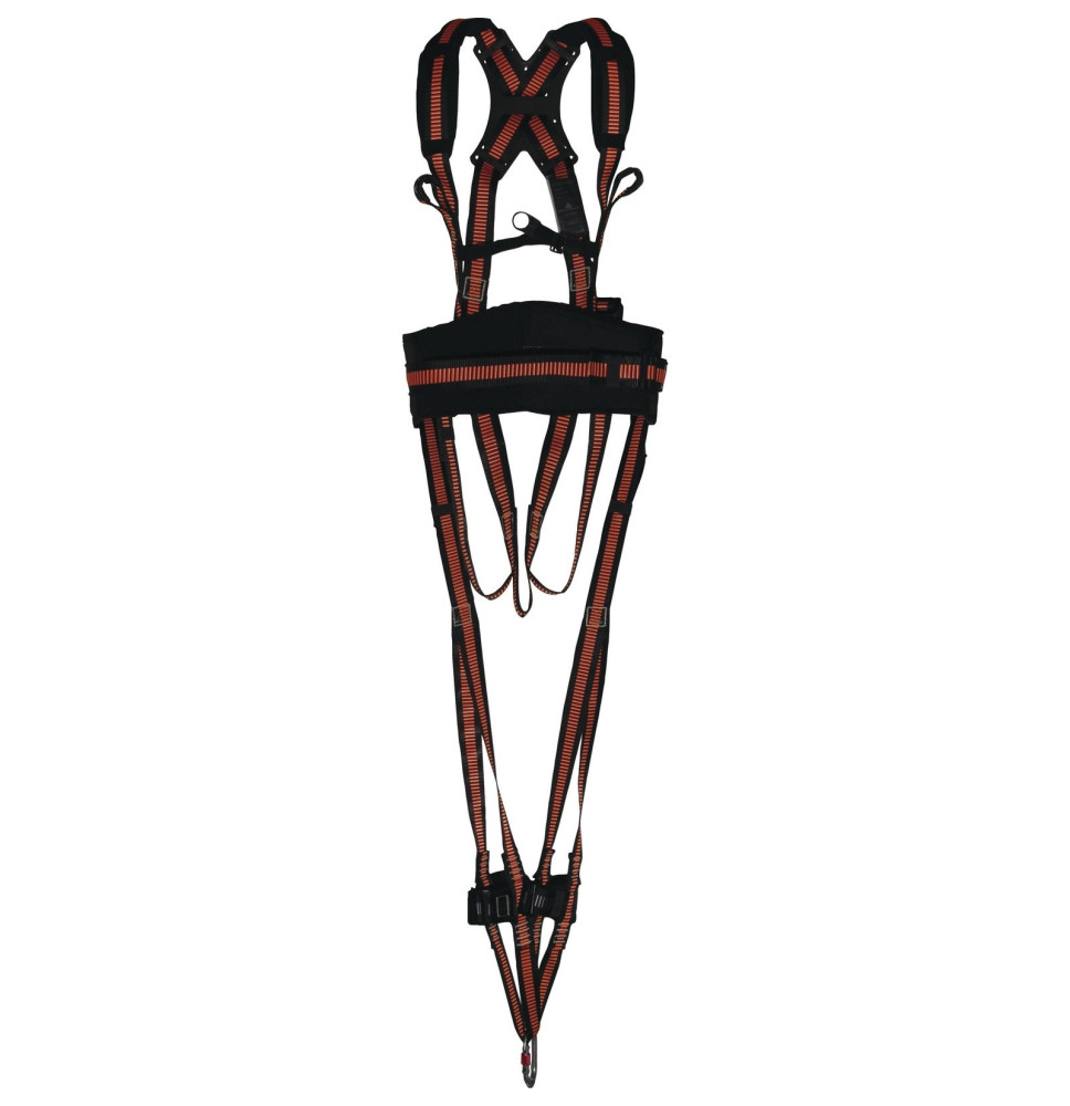 Postroj na záchranu dole hlavou