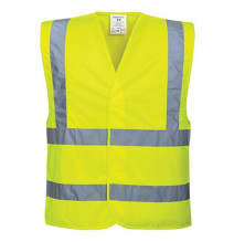 Reflexná vesta C470 s dvomi pruhmi 