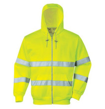 Mikina B305 Hi-Vis s kapucňou