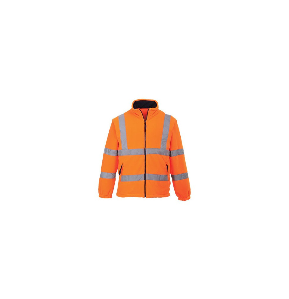 Reflexná fleece mikina F300 