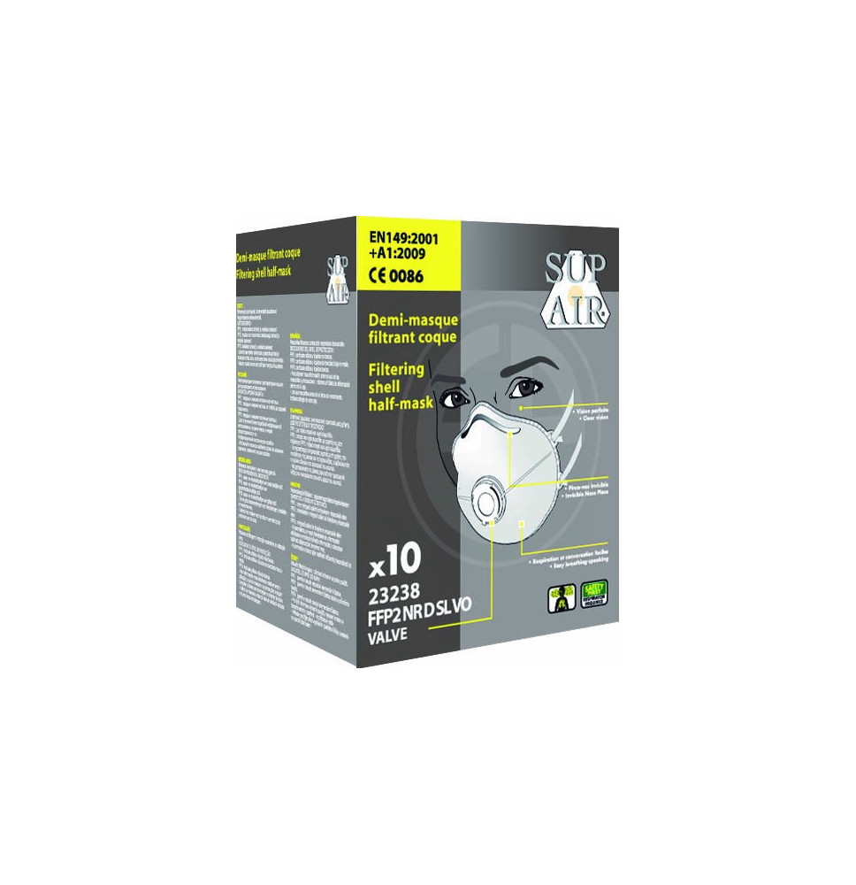 Respirátor SUP AIR FFP2 NR D SL VO