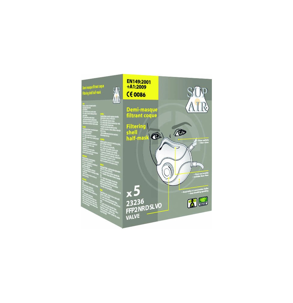 Respirátor SUP AIR FFP2 D SL VO