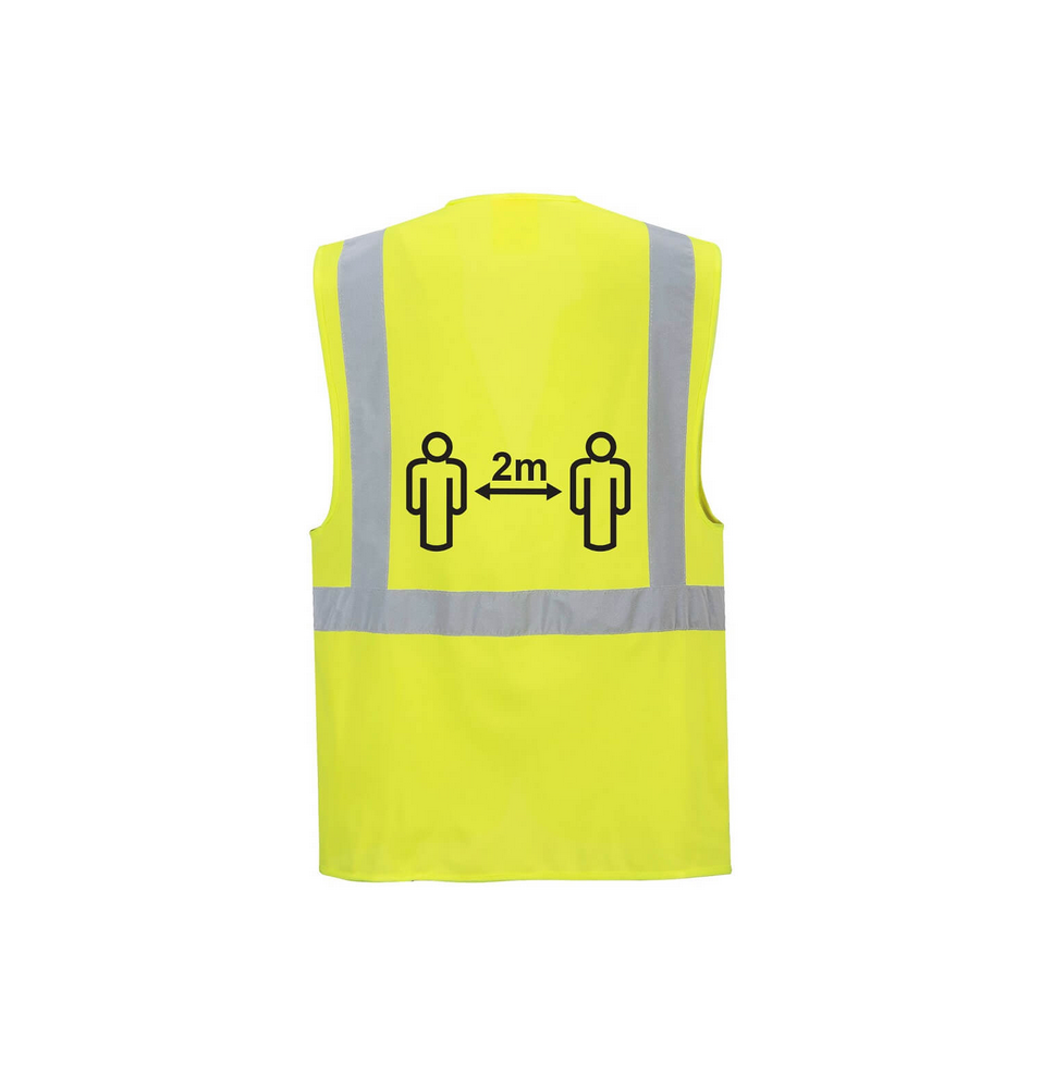 Vesta s výkonným sociálnym odstupom 2m Žltá 