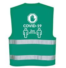  Vesta pre kontrolujúcu osobu  Fľašková Zelená