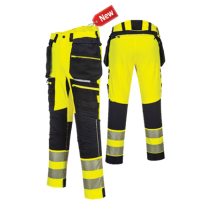 DX4 Hi-Vis odnímateľné vreckové nohavice