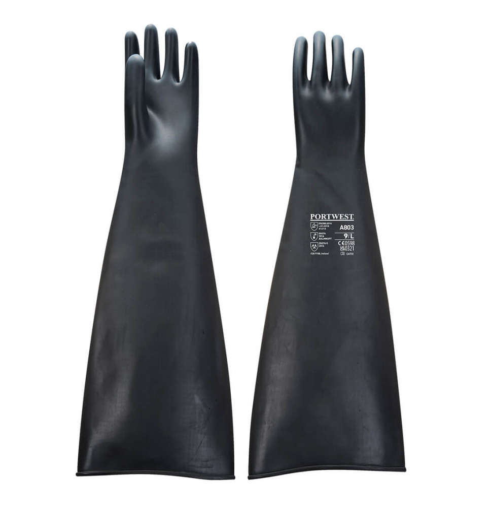 Latexová gumená rukavica 600mm