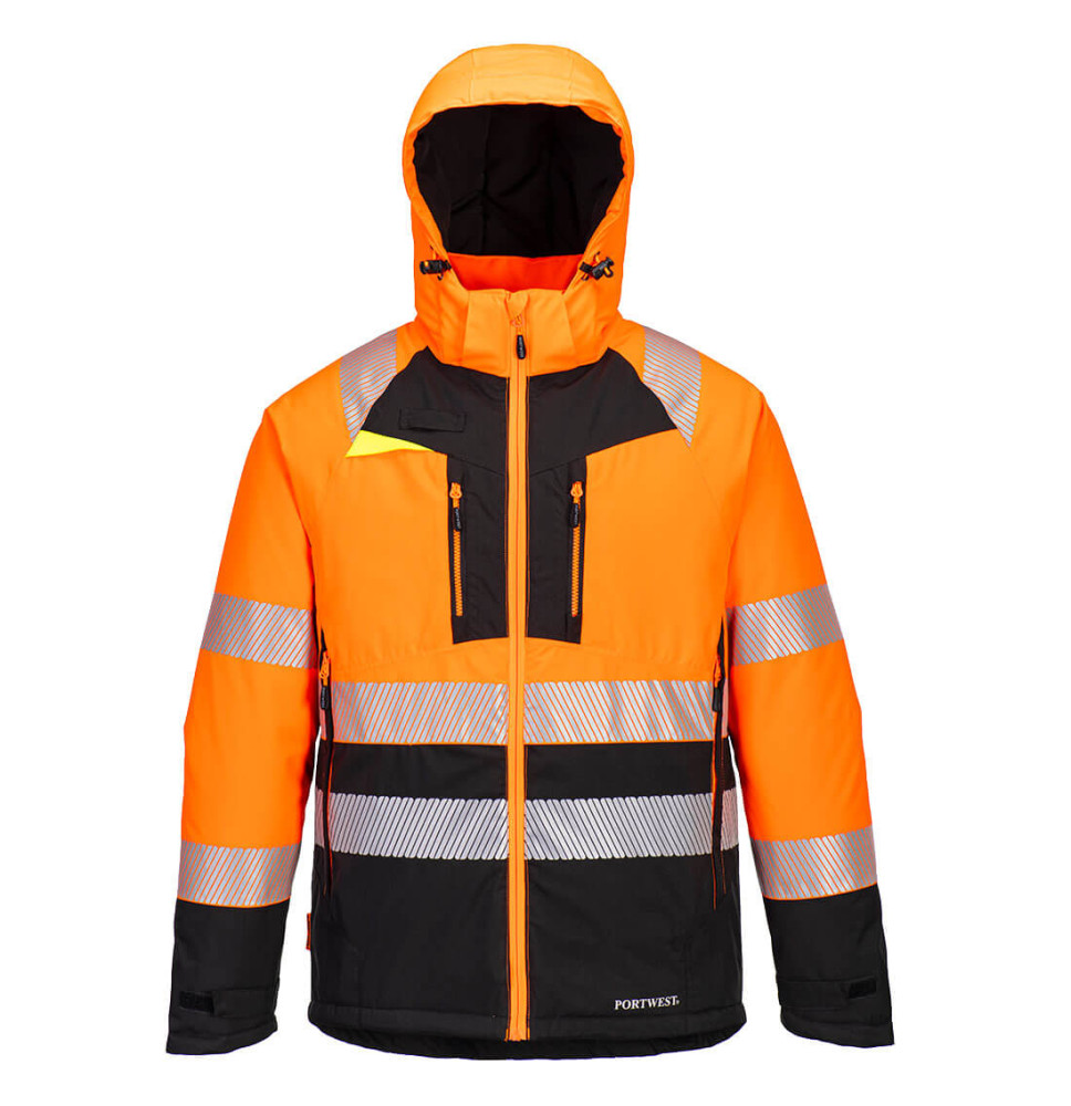 DX4 Zimná bunda Hi-Vis triedy 2