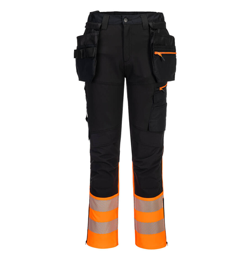 DX4 Hi-Vis triedy 1 nohavice Craft s odnímateľným vreckom