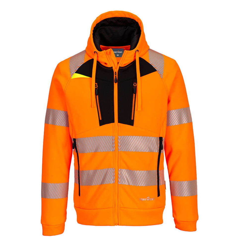 DX4 Hi-Vis mikina s kapucňou