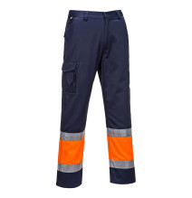 Hi-Vis Combat ľahké dvojfarebné nohavice