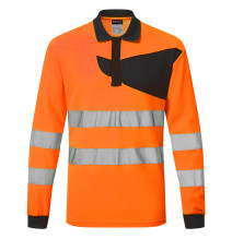 PW2 Hi-Vis Polo tričko L/S