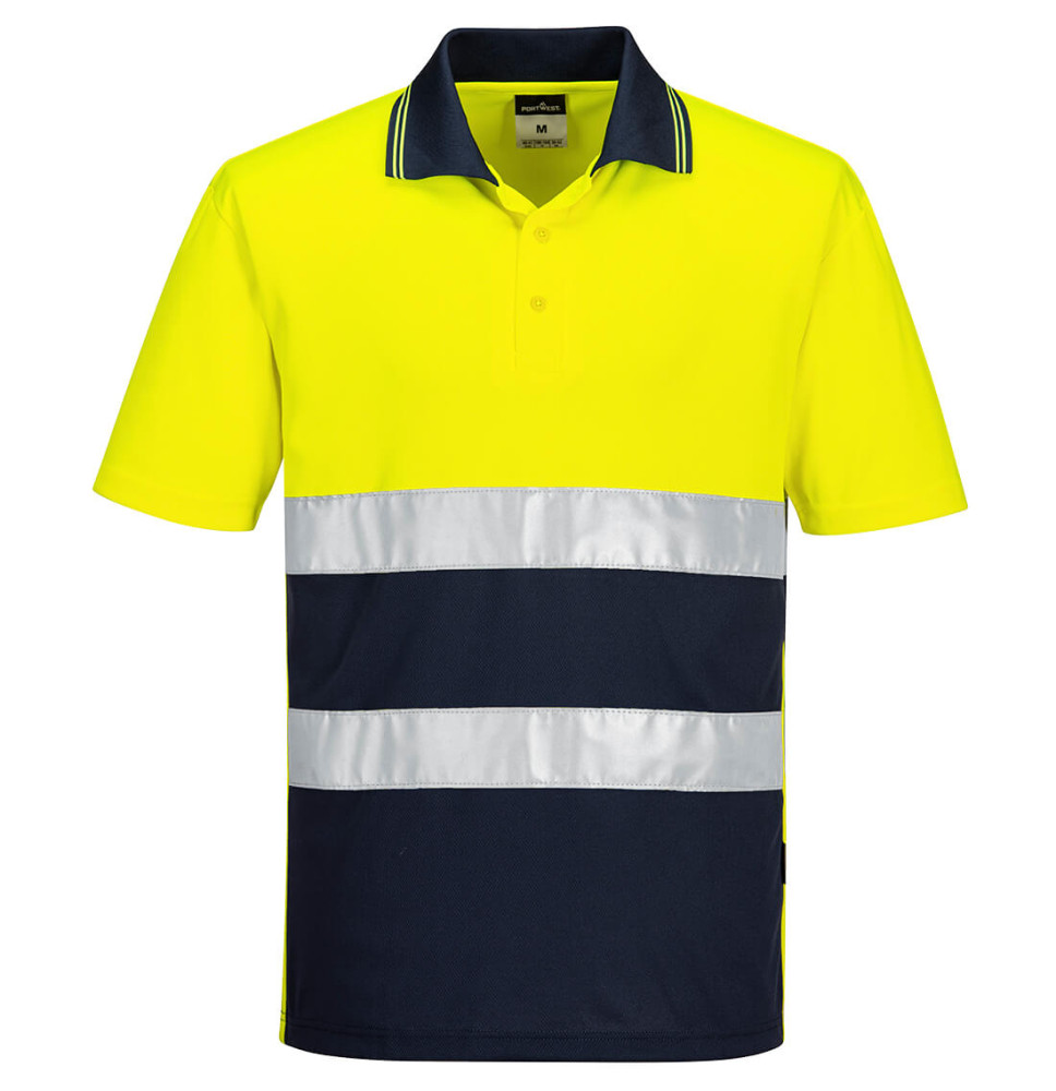 Hi-Vis ľahké kontrastné polo tričko S/S