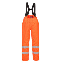 Nehorľavé FR antistatické nohavice Bizflame Hi-Vis