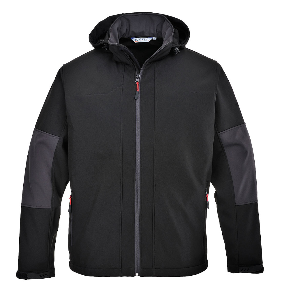 Softshellová vetrovka s kapucňou