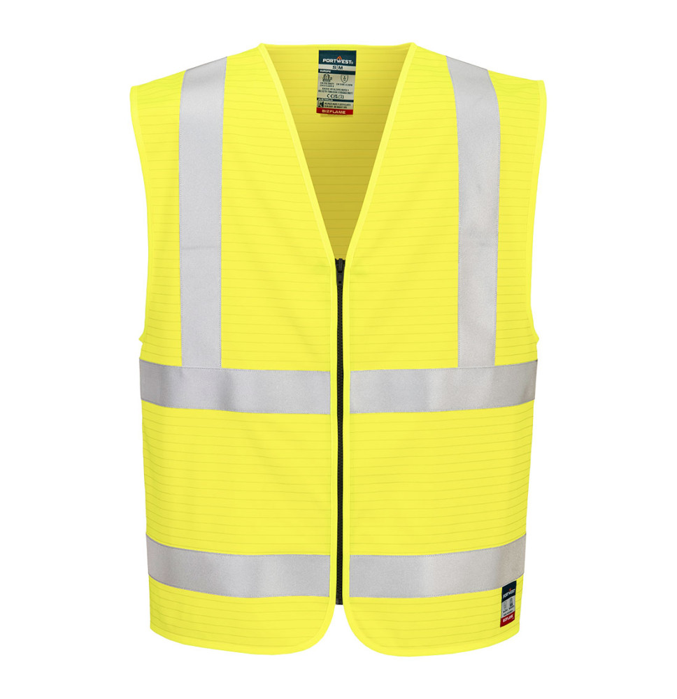 Bizflame Hi-Vis FR vesta na zips