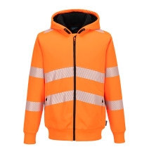 PW321 Hi-Vis zimná mikina so zipsom