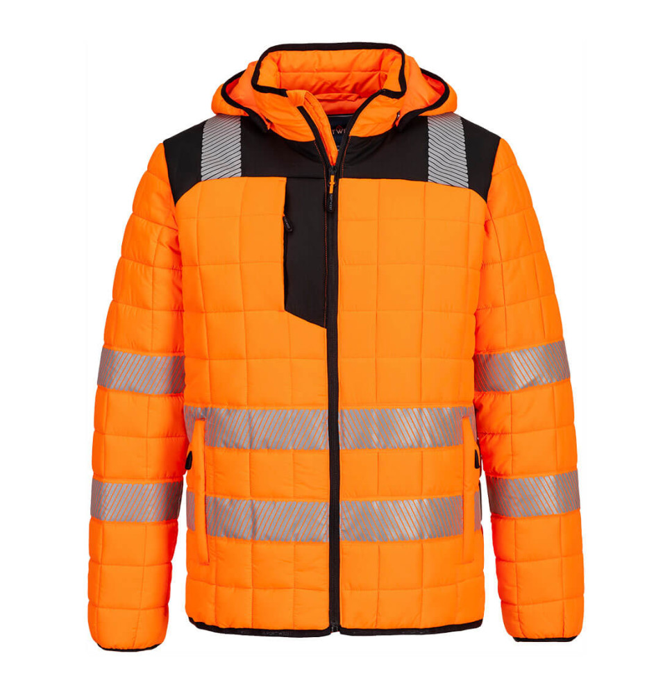 PW3 Hi-Vis Prešívaná Square bunda