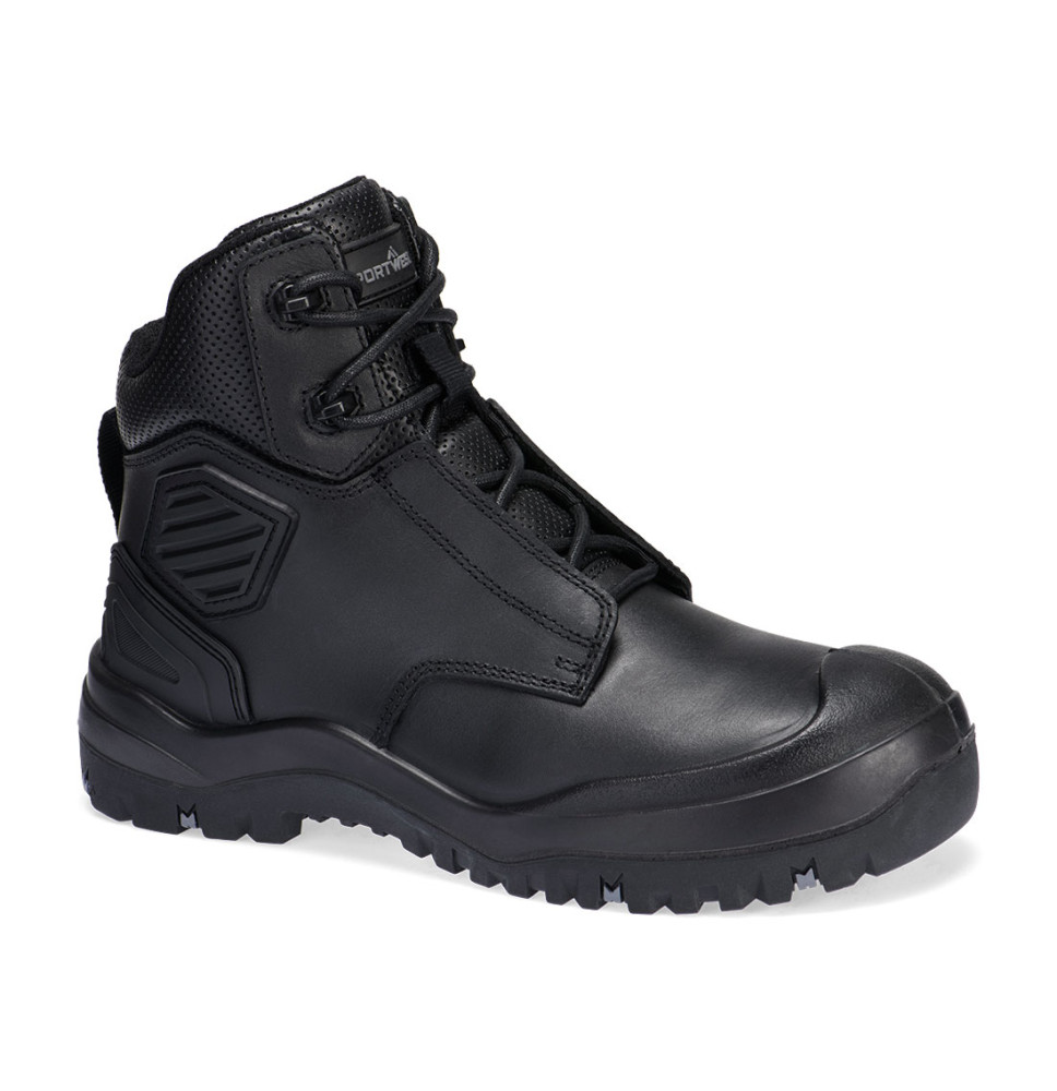 Oceľová kožená členková obuv S3 SC HRO HI CI LG SR