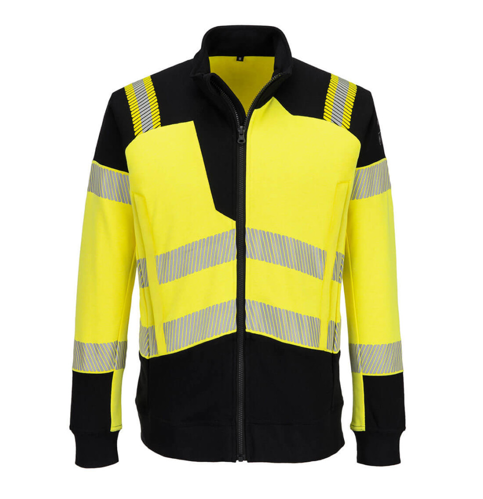 PW3 Modaflame Knit Hi-Vis FR mikina s úplným zipsom