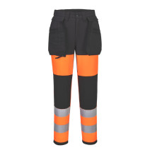 WX2 Dámske eko nohavice Hi-Vis triedy 1