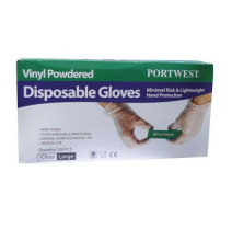 Rukavice jednorazové púdrované A900