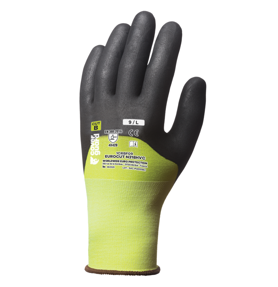 oopp, svetoopp, Hi-Vis, neporézne, ochrana proti porezaniu, pracovné rukavice, Coverguard, Bojnice, Prievidza