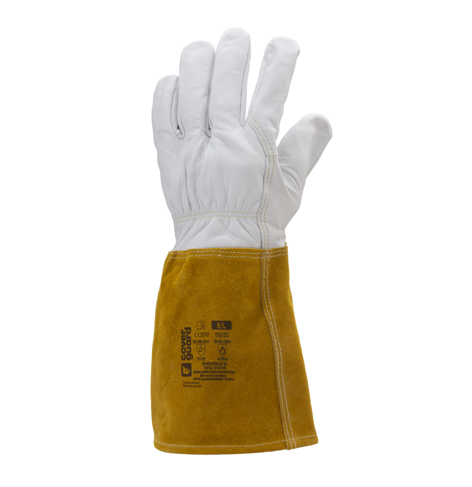 oopp, svetoopp, zváranie, pracovné rukavice, ochrana rúk, koža, Coverguard, Bojnice, Prievidza