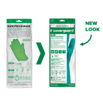 oopp, svetoopp, úchop, pracovné rukavice, ochrana rúk, odolné, chemikálie, kontakt s potravinami, Coverguard, Bojnice, Prievidza