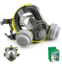 oopp, svetoopp, celotvárová maska, ochrana dýchania, silikónová, dva bajonety, Prievidza, Bojnice, Coverguard