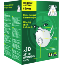 oopp, svetoopp, ochrana dýchania pri práci, respirátor, maska, Coverguard, Bojnice, Prievidza, jednorazový, bez ventilčeka, FFP1