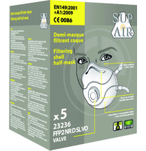 oopp, svetoopp, respirátor, maska, polomaska, s výdychovým ventilčekom, FFP2, ochrana dýchania pri práci, Coverguard, Bojnice, P