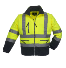 oopp, svetoopp, bunda, reflex, Hi-Vis, zimná, pracovná, podšívka flis, Coverguard, Bojnice, Prievidza, funkčná, zateplená, 2 v 1