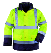 oopp, svetoopp, bunda, pracovná, zimná, zateplená, vrstvená, nepremokavá, Hi-Vis, reflex, Coverguard, Prievidza, Bojnice, zimná