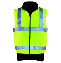 oopp, svetoopp, pracovná, vesta, zateplená, obojstranná, reflex, Hi-Vis, Coverguard, Prievidza, Bojnice, chrbát predĺžený, flís